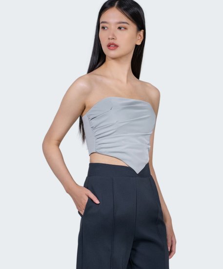 Heidi Handkerchief Top - Sage