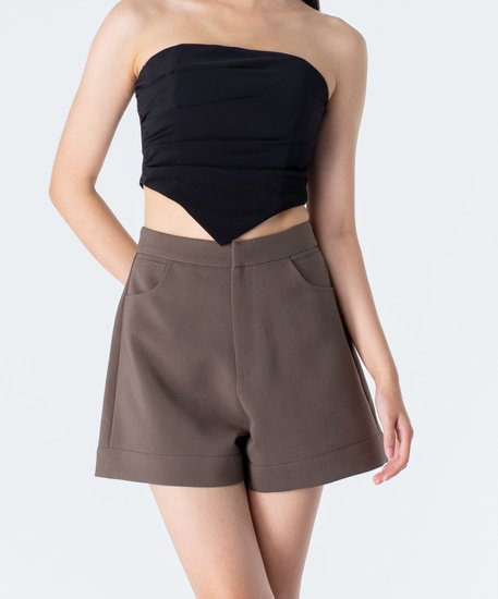 Billie Double Pocket Shorts - Brown