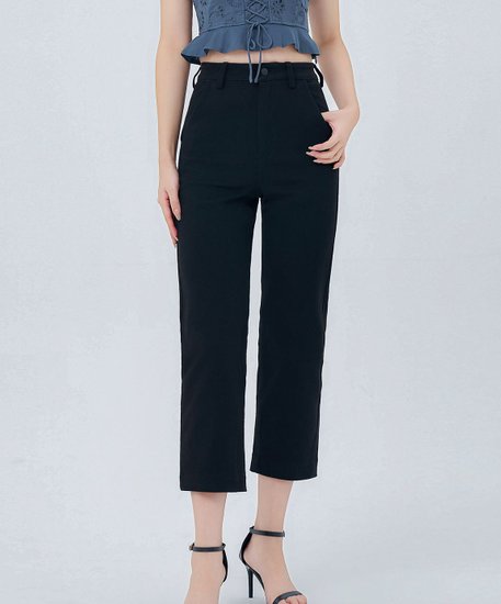 Emma Denim Pants - Black