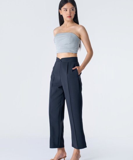 Nova Straight-leg Pants - Gunmetal