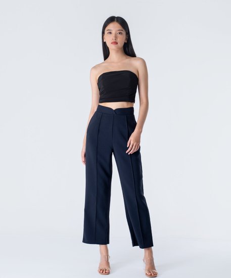 Nova Straight-leg Pants - Navy