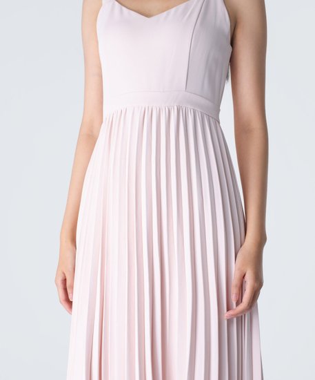 Pippa Pleated Dress - Blush