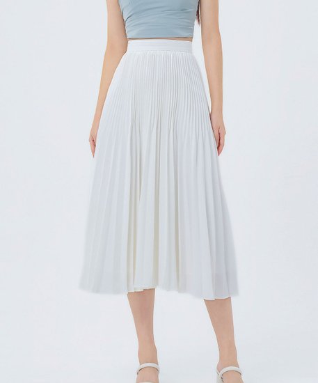 Pixie Pleated Skirt - White