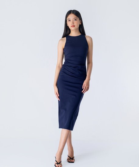 Scarlett Bodycon Dress - Navy