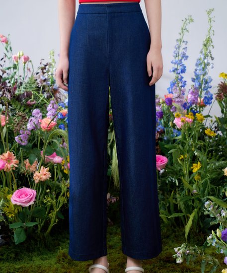 Eli Denim Pants - Dark-wash