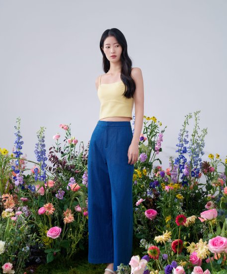 Eli Denim Pants - Mid-wash