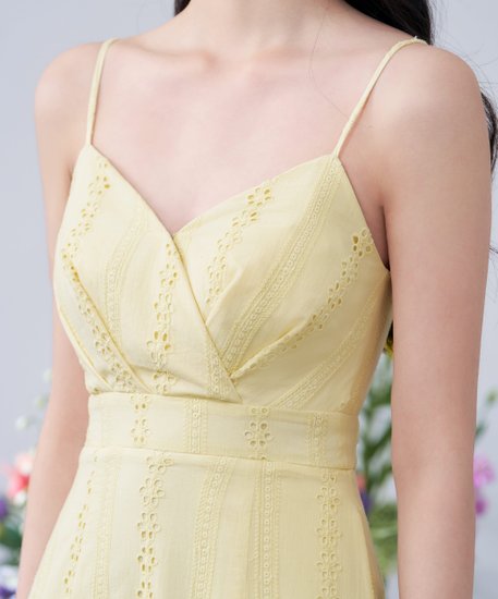 Eva Eyelet Dress - Lemonade