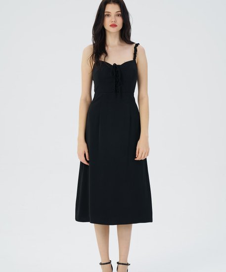 Eldora Midi Dress - Black