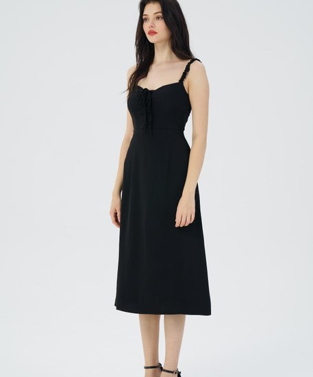 Eldora Midi Dress - Black