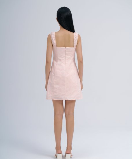 Poppy Eyelet Dress - Pink
