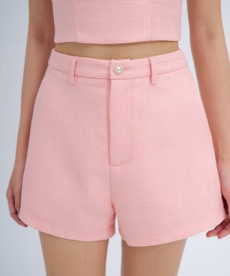Kylie Tweed Shorts - Warm blush