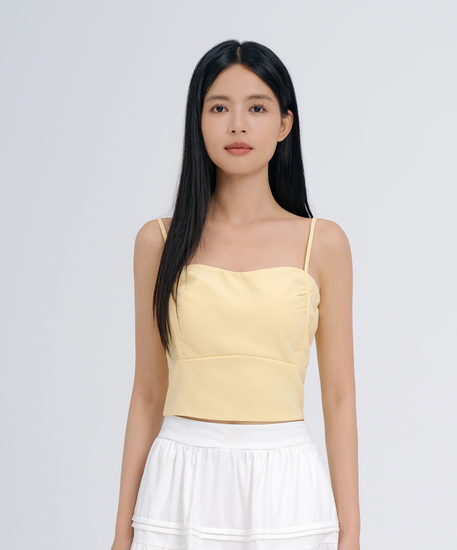 Macee Sweetheart Top - Butter