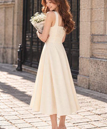 [PREORDER] Bella Midaxi Dress - Daffodil